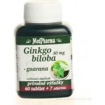 MedPharma Ginkgo biloba 30 mg Guarana 67 tablet – Hledejceny.cz