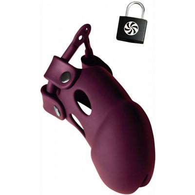 Klec na penis Lola Games Vanilla Guard červená, silikonový pás cudnosti – Zboží Dáma