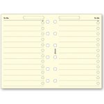 Filofax Nezapomeň, krémové náplň kapesních diářů formát A7 20 listů – Hledejceny.cz