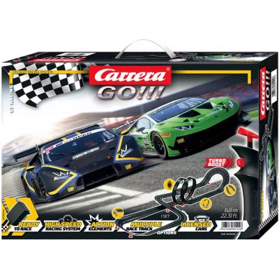 Carrera Autodráha GO!!! GT Racing 6,8m závody Turbo 1:43 na trafo – Zbozi.Blesk.cz