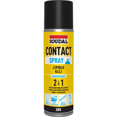 SOUDAL Lepidlo Contact Spray 2v1 300 ml – Zboží Mobilmania