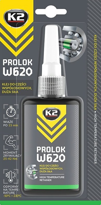 K2 PROLOK Lepidlo na závity vysoká pevnost 50 ml