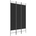 VidaXL Paraván 350149 černý 120 x 200 cm – Zboží Dáma