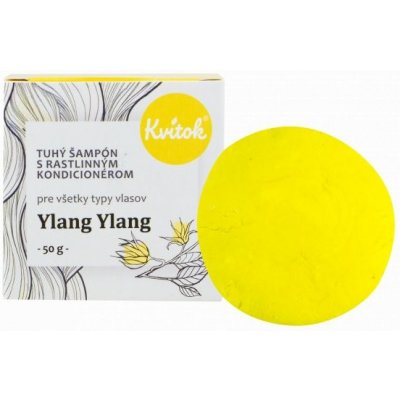 Kvitok Tuhý šampon s kondicionérem pro světlé vlasy Ylang Ylang XXL - krásně pění 50 g