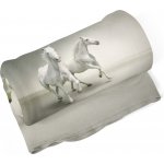 Sablio Deka Dva bílí koně 190x140 – Zboží Mobilmania