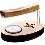 Keramická kadidelnice na PALO SANTO (bílá s tečkami) – Sleviste.cz