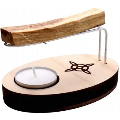 Keramická kadidelnice na PALO SANTO (bílá s tečkami) – Sleviste.cz