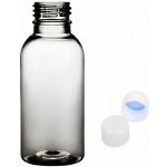 Tera Plastová lahvička čirá s bílým uzávěrem 100 ml – Zboží Dáma