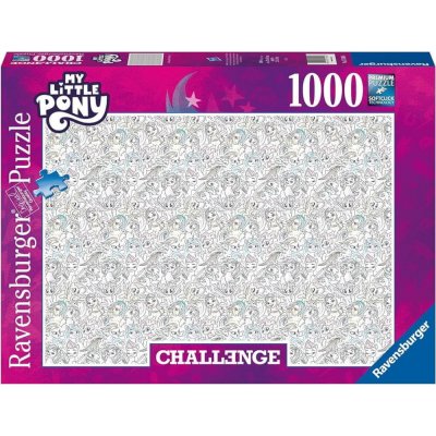 RAVENSBURGER Challenge My Little Pony 1000 dílků – Zboží Mobilmania