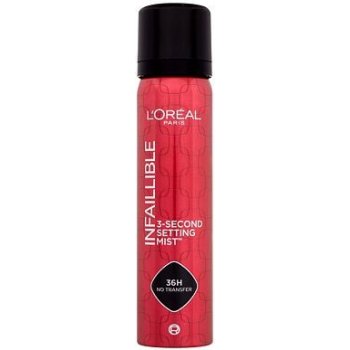 L'Oréal Paris Infaillible 3-s setting mist fixační sprej 75 ml