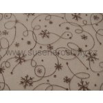 susenerostliny.cz vánoční organza B89 hnědá 36cm x 10y – Hledejceny.cz