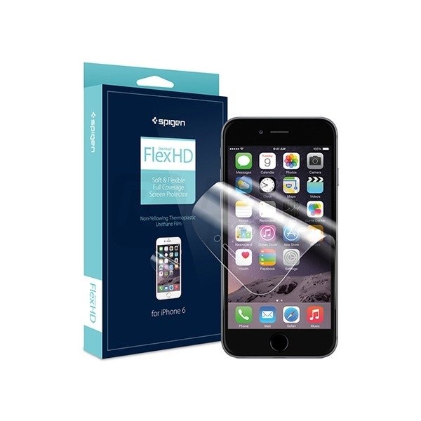 Ochranná fólie pro mobilní telefon Apple iPhone 6 / 6s / 4,7 - Ochranná fólie - Spigen Steinheil Flex HD / Polykarbonátová