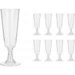 PartyDeco Plastové skleničky na šampaňské 150 ml – Zboží Dáma