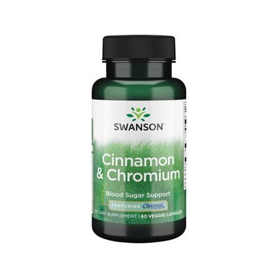 Swanson Cinnamon & Chromium 60 kapslí – Hledejceny.cz