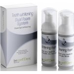 BeconfiDent přírodní bělení zubů Dual Foam 2 x 50 ml – Zboží Dáma