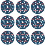 BOSCH 9dílná sada brusných kotoučů EXPERT O780 s fólií, 125 mm, G80/G120/G180 2608902407 – Zboží Mobilmania