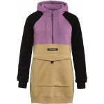 Horsefeathers dámská mikina Palea růžová/žlutá/černá – Zboží Dáma