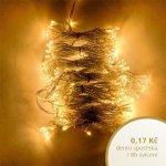 decoLED LED světelná záclona HOBBY LINE 2x2m teple bílá 200 diod – Hledejceny.cz