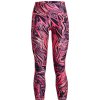 Dámské spodky Under Armour Women's HeatGear No-Slip Waistband Printed Ankle Leggings posh pink/tux purple