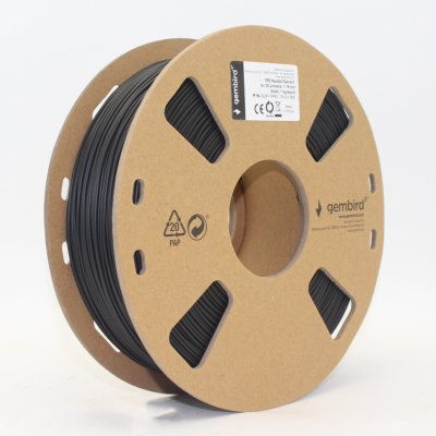 Gembird flexibilní, 1,75mm, 1kg, černá – Zboží Živě