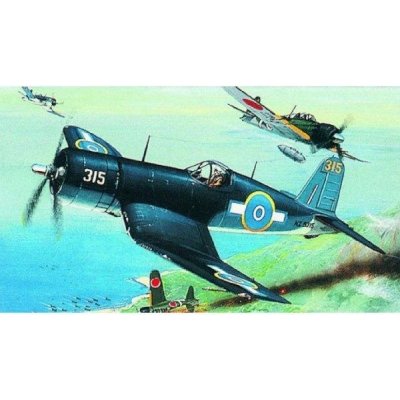 Směr Model F4U-1 Corsair 14 1x17 3cm v krabici 25x14 5x4 5cm 1:72 – Zbozi.Blesk.cz