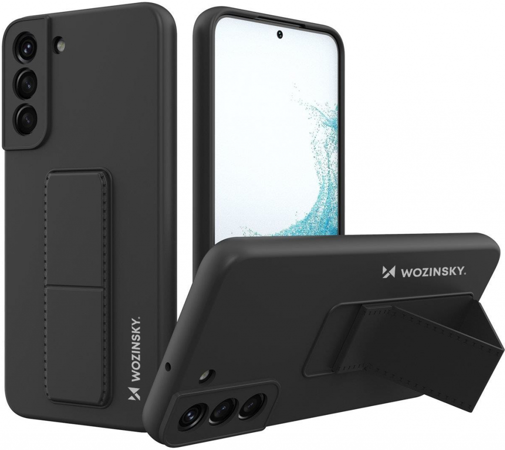 Pouzdro Wozinsky Kickstand Case Samsung Galaxy S22 + černé
