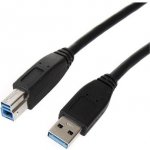 Roline 11.02.8870 USB 3.0 A(M) - USB 3.0 B(M), 1,8m, černý – Sleviste.cz