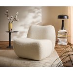 Delife Zena 75x85 cm bouclé bílá – Zboží Mobilmania