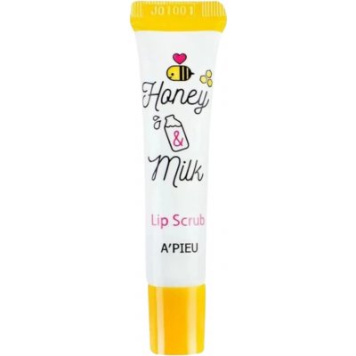 APIEU HONEY & MILK LIP SCRUB Peeling na rty s medem a mlékem 8 g – Zboží Dáma