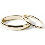 KLENOTA Minimalistické snubní prsteny ve žlutém zlatě S0897213 – Hledejceny.cz