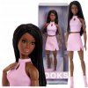 Panenka Barbie Mattel Barbie Looks s copánky v růžovém outfitu