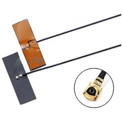 LaskaKit WiFi 42x12mm anténa 2.4G 5dB U.FL IPEX1 konektor – Sleviste.cz