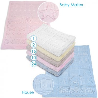 BABYMATEX dětská akrylová deka růžová – Zboží Mobilmania