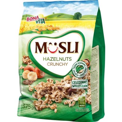 BonaVita Zapékané křupavé müsli s ořechy 375 g – Hledejceny.cz