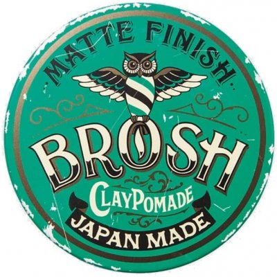 Matná hlína na vlasy BROSH Mini Clay pomade 40 g – Zboží Mobilmania