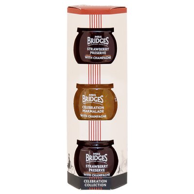 Mrs. Bridges Sada Džemů se šampaňským 3 x 42 g – Zboží Dáma