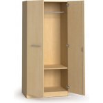 Primo Kancelářská šatní skříň 1 police, šatní tyč, 1781 x 800 x 500 mm, bříza – Zboží Dáma