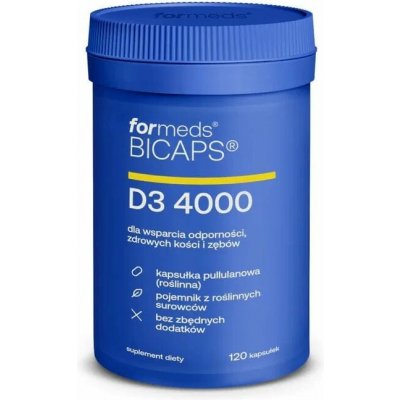 Formeds Bicaps Vitamin D3 4000 120 kapslí – Hledejceny.cz