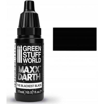 Maxx Darth Black Paint 60ml Nejčernější černá barva – Zboží Živě