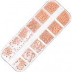 Starnails Perly na nehty Rose Gold, 6 velikostí – Hledejceny.cz