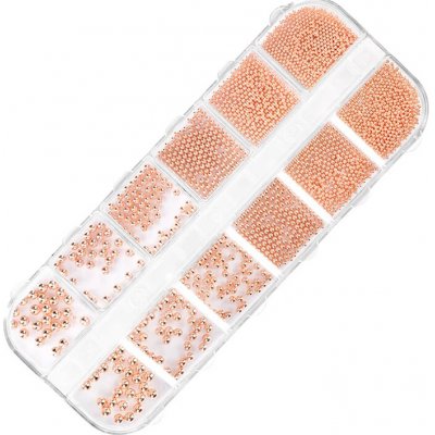 Starnails Perly na nehty Rose Gold, 6 velikostí – Hledejceny.cz