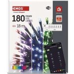 D4ZR03 GoSmart LED vánoční řetěz 18 m venkovní i vnitřní RGB programy časovač wifi EMOS Lighting – Zboží Mobilmania