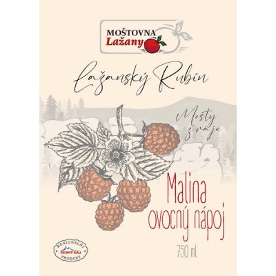 Moštovna Lažany Lažanský mošt malina 750 ml – Sleviste.cz