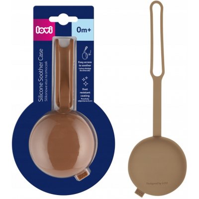 Canpol Lovi silikon pouzdro na dudlík béžová 51/032 – Zboží Mobilmania