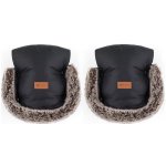 Petite&Mars Rukávník / rukavice Furry Forever Black – Zboží Dáma
