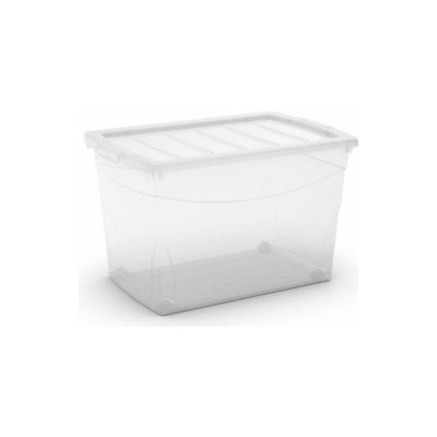 Omnibox Plastová krabice s víkem XL čirá – Zboží Mobilmania