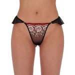 DIANTA Thong (Black), dámská tanga s volány – Zboží Dáma