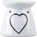 Svíčky aroma lampa keramická 135 x 125 mm bílá – Hledejceny.cz