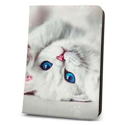GreenGo flipové pouzdro Cute Kitty 9-10 GSM094417 – Zboží Živě