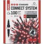 Emos D1AR01 100 LED Standard 10 m venkovní i vnitřní červená časovač – Hledejceny.cz